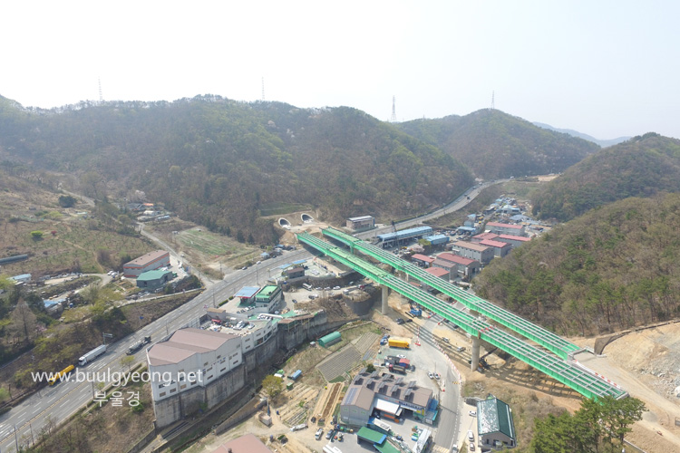 국도58호선 2단계 삼계터널 공사현황 - 2022.04.06